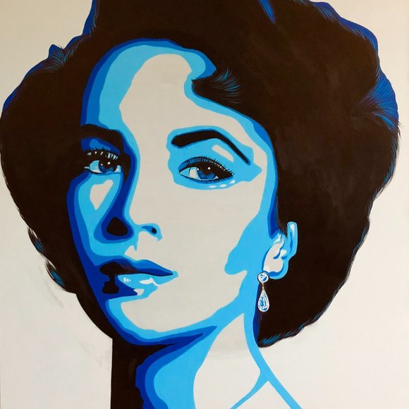 Elizabeth Taylor Painting - Picture 2 of 4